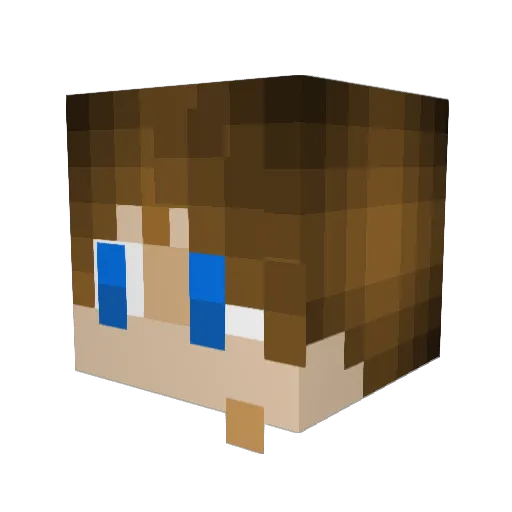 goldviper311 Minecraft avatar head, 3D render