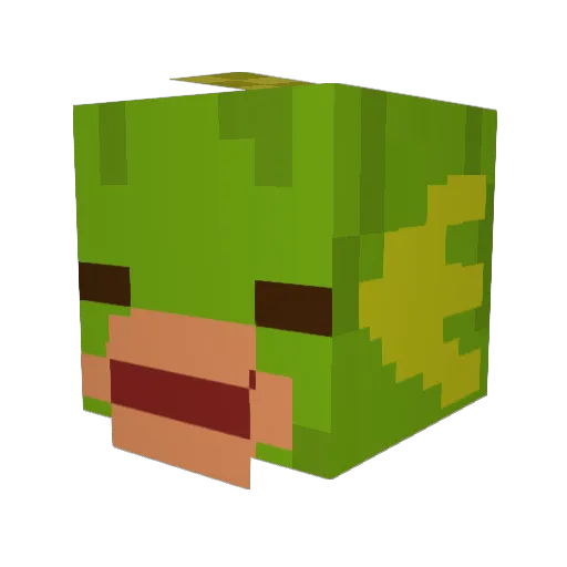golfer66 Minecraft avatar head, 3D render