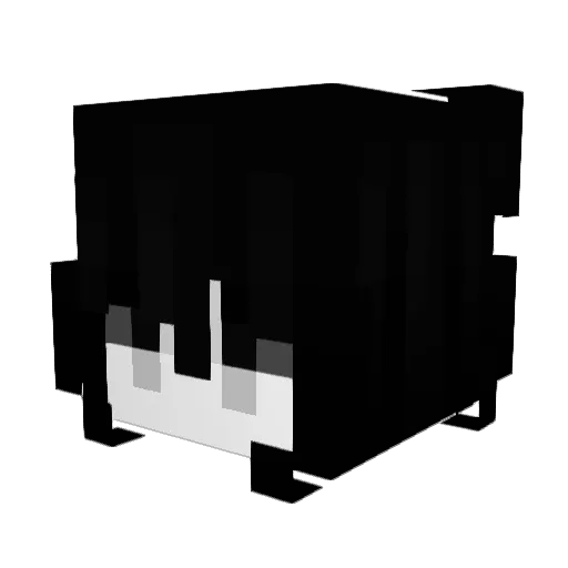 golfh Minecraft avatar head, 3D render