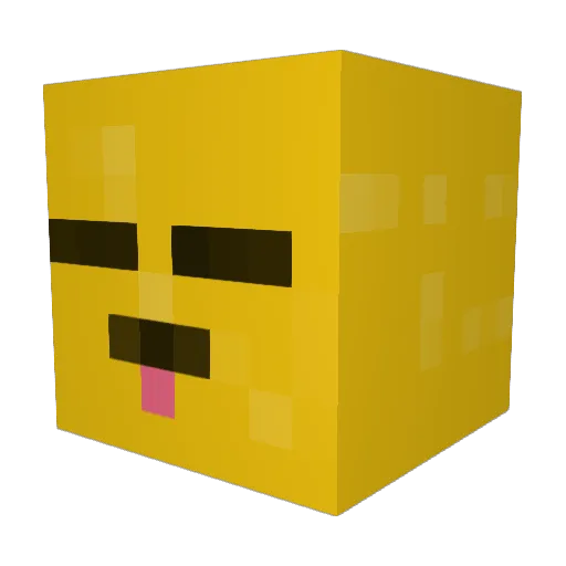 golfwangggg Minecraft avatar head, 3D render