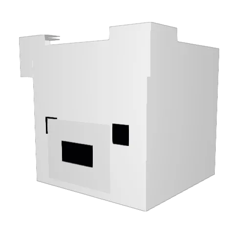 gom_taeng_222 Minecraft avatar head, 3D render
