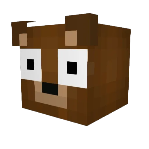 gomaheso Minecraft avatar head, 3D render