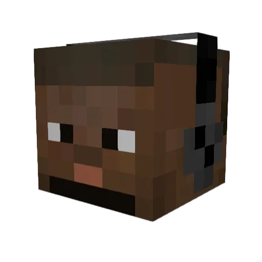 gomeexxx Minecraft avatar head, 3D render