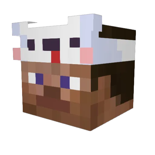 gomes12 Minecraft avatar head, 3D render