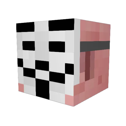 gomez10000 Minecraft avatar head, 3D render