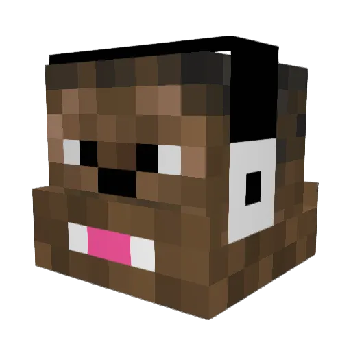 gomez2000 Minecraft avatar head, 3D render