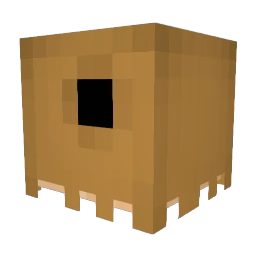 gomitaros Minecraft avatar head, 3D render