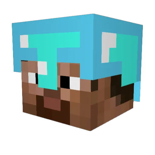 gommeprofi10 Minecraft avatar head, 3D render