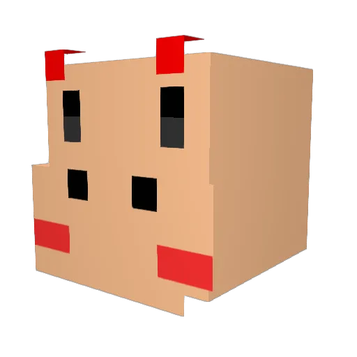 gomplay4921 Minecraft avatar head, 3D render