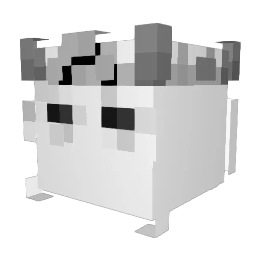 gonbler Minecraft avatar head, 3D render