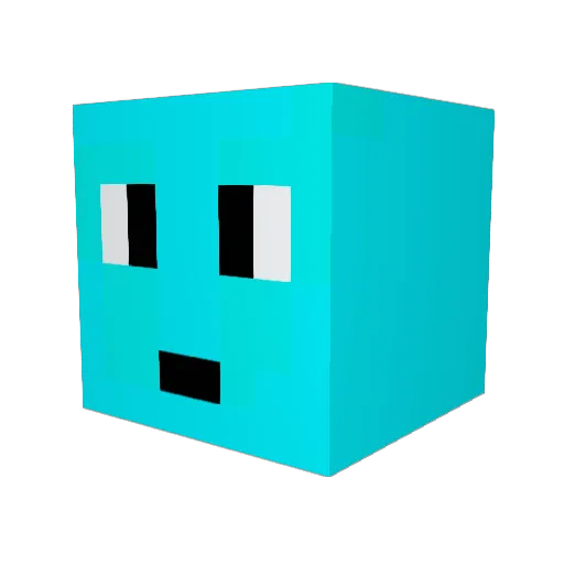 gonbonghandae Minecraft avatar head, 3D render