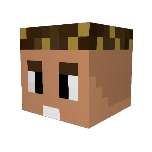 goncalotheplug Minecraft avatar head, 3D render