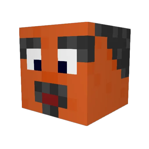 gondemar4 Minecraft avatar head, 3D render