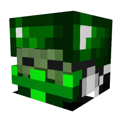 gone90009000 Minecraft avatar head, 3D render