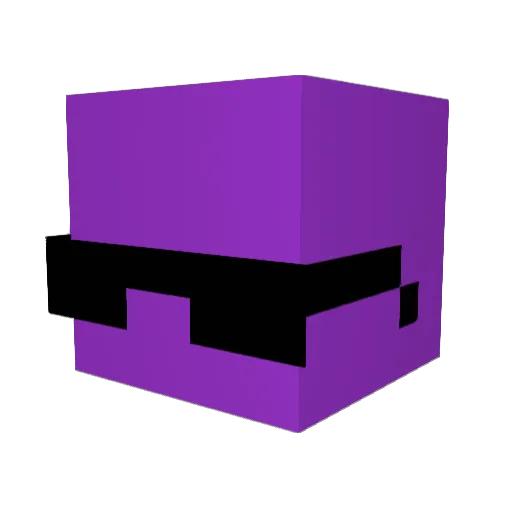 gongagaming Minecraft avatar head, 3D render