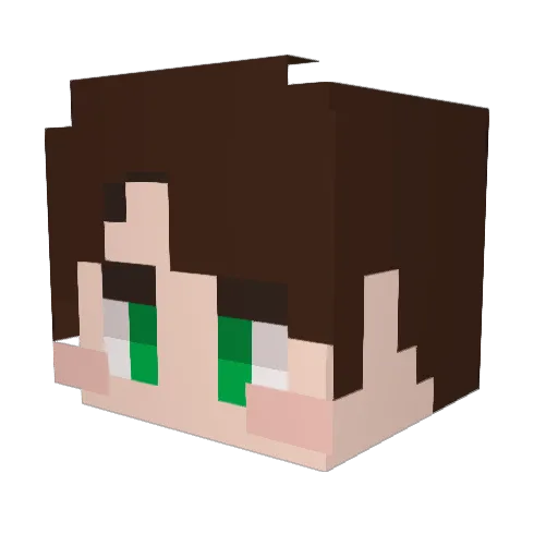 gongho0505 Minecraft avatar head, 3D render