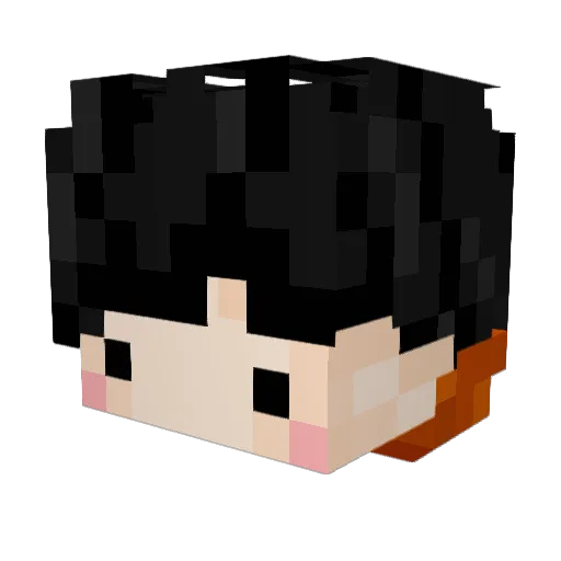 gongon57 Minecraft avatar head, 3D render