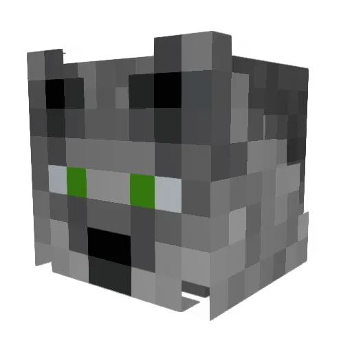 gonnabefamous Minecraft avatar head, 3D render