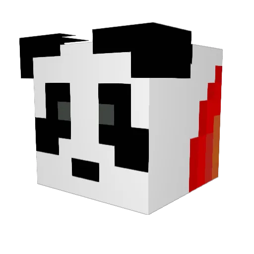 gontwin Minecraft avatar head, 3D render