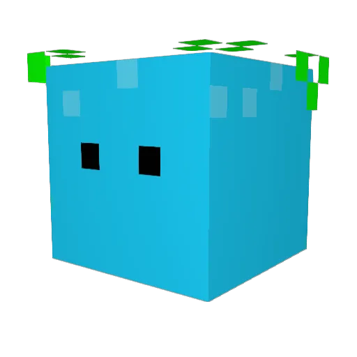 gonung Minecraft avatar head, 3D render