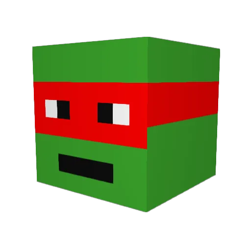 gonutss Minecraft avatar head, 3D render