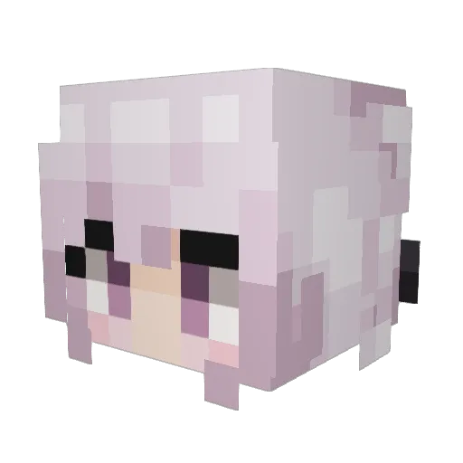 gony100 Minecraft avatar head, 3D render