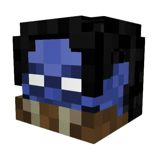 goober2326 Minecraft avatar head, 3D render