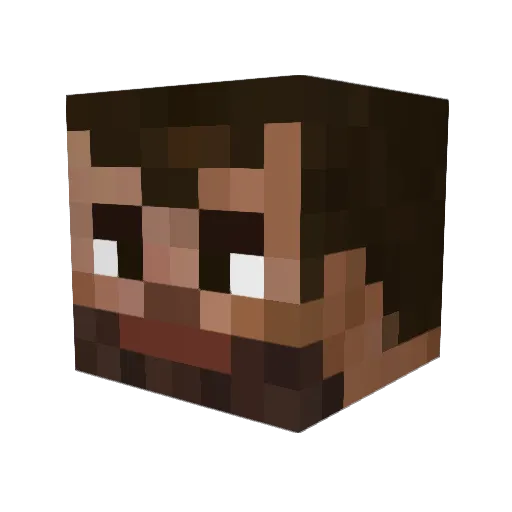 goober404 Minecraft avatar head, 3D render