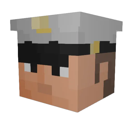 goober5977 Minecraft avatar head, 3D render