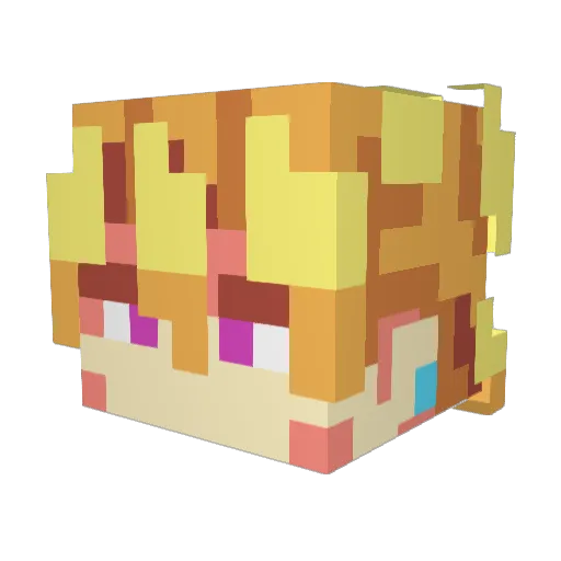 goober_777 Minecraft avatar head, 3D render