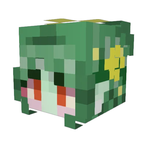 goobsie_ Minecraft avatar head, 3D render