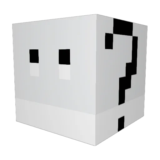 good97 Minecraft avatar head, 3D render