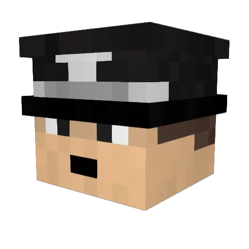 good_Succ_succ Minecraft avatar head, 3D render