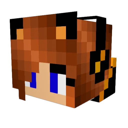 goodbye_graceful Minecraft avatar head, 3D render