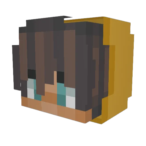 goodcupper Minecraft avatar head, 3D render