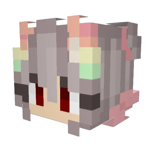 gooddog005 Minecraft avatar head, 3D render