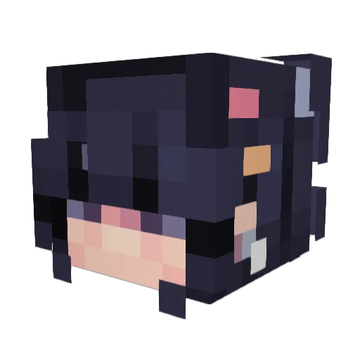 goodeateryay Minecraft avatar head, 3D render