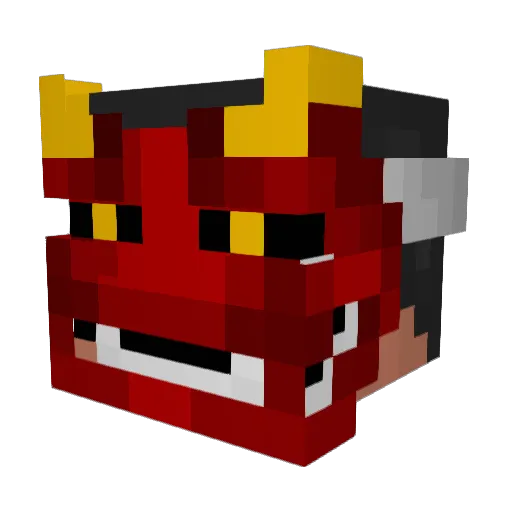 goodgoodjr Minecraft avatar head, 3D render