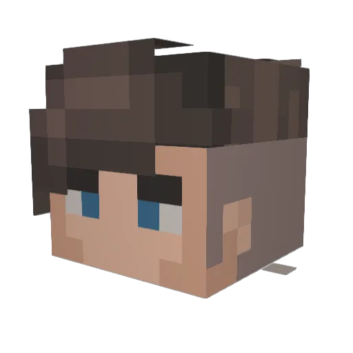 goodhero01 Minecraft avatar head, 3D render