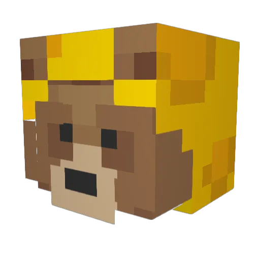 goodiegobbler47 Minecraft avatar head, 3D render