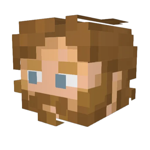 goodio123 Minecraft avatar head, 3D render