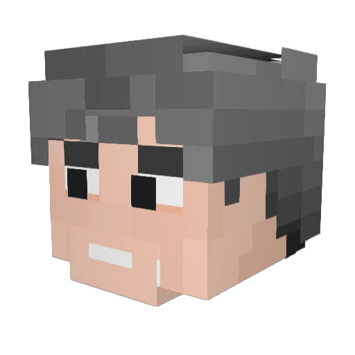 goodknight_26 Minecraft avatar head, 3D render
