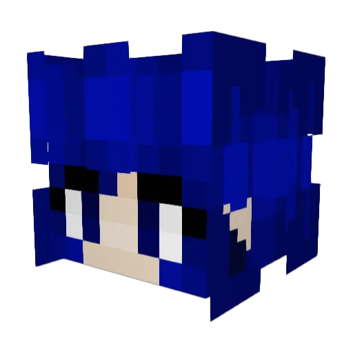 goodnightchicago Minecraft avatar head, 3D render