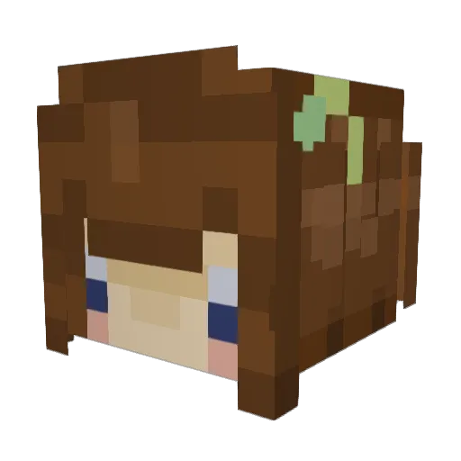 goodnightmax Minecraft avatar head, 3D render
