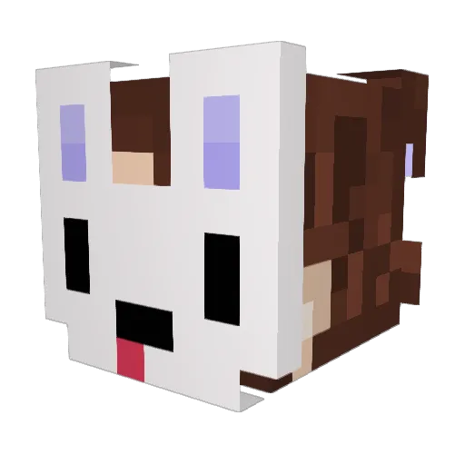 goodpancake Minecraft avatar head, 3D render