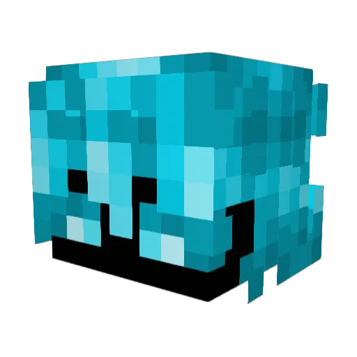 goodryk Minecraft avatar head, 3D render