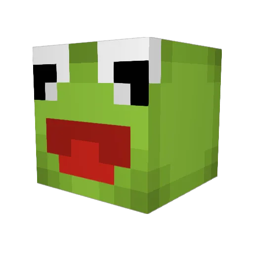 goods0up Minecraft avatar head, 3D render