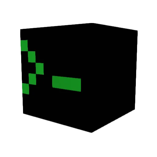 goodstealing Minecraft avatar head, 3D render