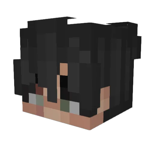 goodswimmer Minecraft avatar head, 3D render
