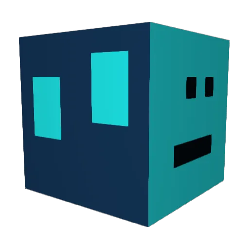 goodtimeswithg Minecraft avatar head, 3D render